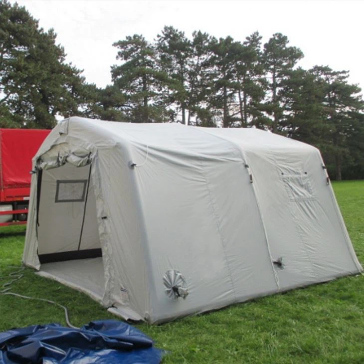 Relief tent cube shape pvc